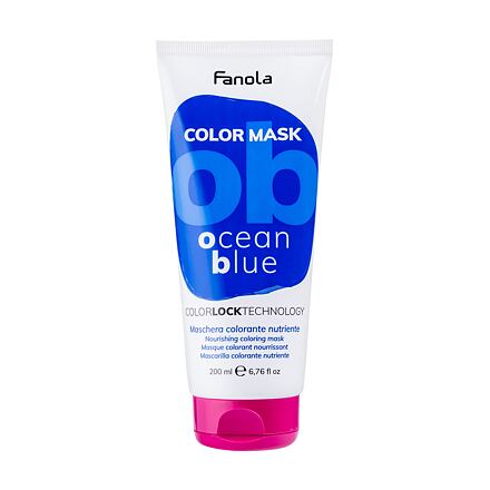 Fanola Color Mask dámská vyživující a barvicí maska na vlasy 200 ml odstín modrá pro ženy