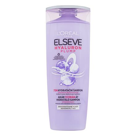 L'Oréal Paris Elseve Hyaluron Plump Moisture Shampoo dámský hydratační šampon s kyselinou hyaluronovou 400 ml pro ženy