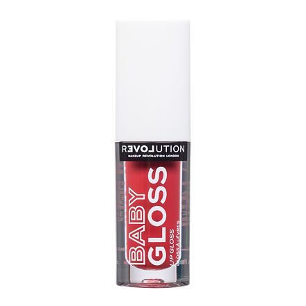 Revolution Relove Baby Gloss lesk na rty 2.2 ml odstín červená