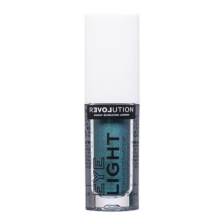 Revolution Relove Eye Light Metallic Eyeshadow metalické tekuté oční stíny 1.9 ml odstín modrá