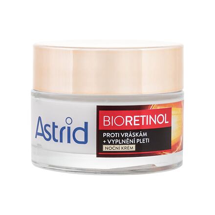 Astrid Bioretinol Night Cream dámský noční pleťový krém proti vráskám 50 ml pro ženy