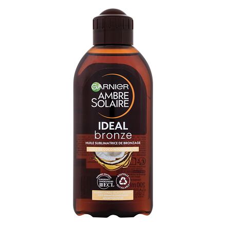 Garnier Ambre Solaire Ideal Bronze Body Oil unisex tělový olej pro výživu a zlepšení odstínu opálené pokožky 200 ml unisex