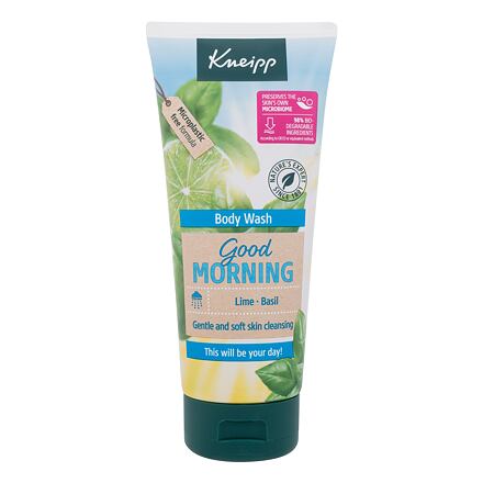 Kneipp Good Morning Body Wash Lime & Basil dámský energizující sprchový gel s vůní bazalky a limetky 200 ml pro ženy
