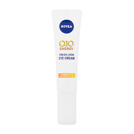 Nivea Q10 Energy Fresh Look oční krém proti vráskám 15 ml pro ženy