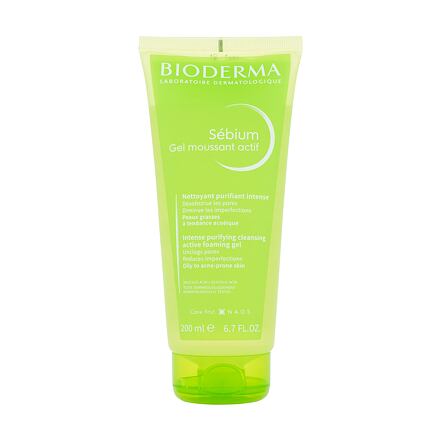 BIODERMA Sébium Intense Purifying Cleansing Foaming Gel dámský čisticí gel pro mastnou a aknózní pleť 200 ml pro ženy