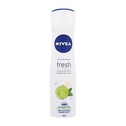 Nivea Fresh Citrus 48h dámský antiperspirant deodorant ve spreji 150 ml pro ženy