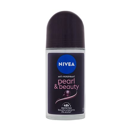 Nivea Pearl & Beauty Black 48H dámský antiperspirant deodorant roll-on 50 ml pro ženy