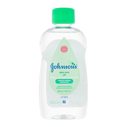 Johnson´s Baby Oil Aloe Vera dětský hydratační olej s aloe vera 200 ml pro děti