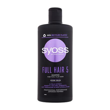 Syoss Full Hair 5 Shampoo dámský šampon s pětinásobným efektem pro slabé a řídnoucí vlasy 440 ml pro ženy