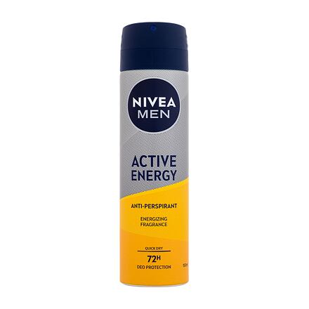 Nivea Men Active Energy 48H pánský antiperspirant deodorant ve spreji 150 ml pro muže