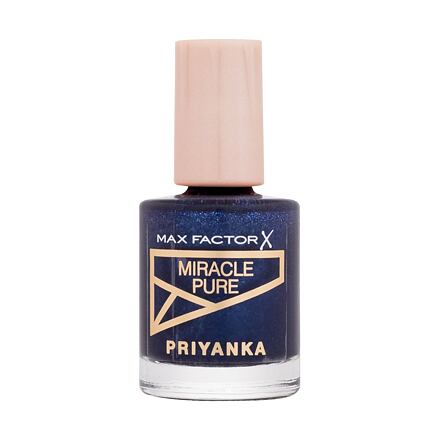 Max Factor Priyanka Miracle Pure pečující lak na nehty 12 ml odstín modrá