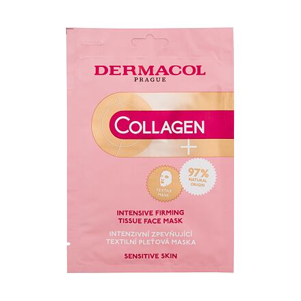 Dermacol Collagen+ Intensive Firming dámská intenzivní zpevňující textilní pleťová maska pro ženy