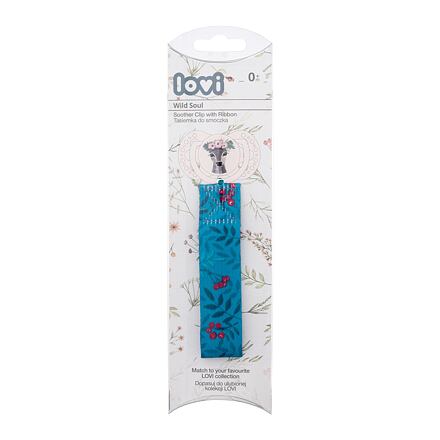 LOVI Wild Soul Soother Clip With Ribbon stužka na dudlík s klipem