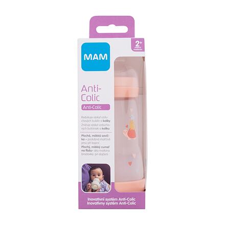 MAM Easy Start Anti-Colic 2m+ Nude kojenecká láhev pro novorozence na mateřské mléko a umělou výživu 260 ml