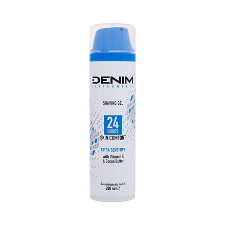 Denim Performance Extra Sensitive Shaving Gel pánský gel na holení pro citlivou pleť 200 ml pro muže