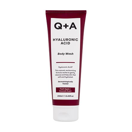 Q+A Hyaluronic Acid Body Wash dámský hydratační a revitalizační sprchový gel 250 ml pro ženy