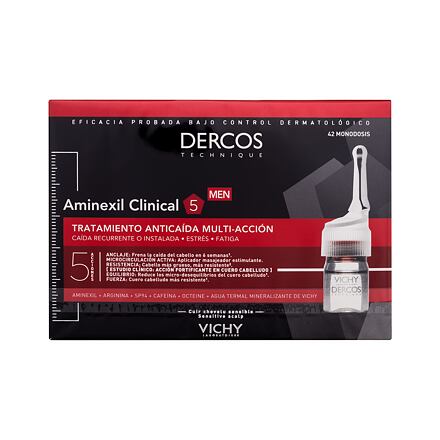 Vichy Dercos Aminexil Clinical 5 pánský komplexní péče proti vypadávání vlasů 42x6 ml pro muže