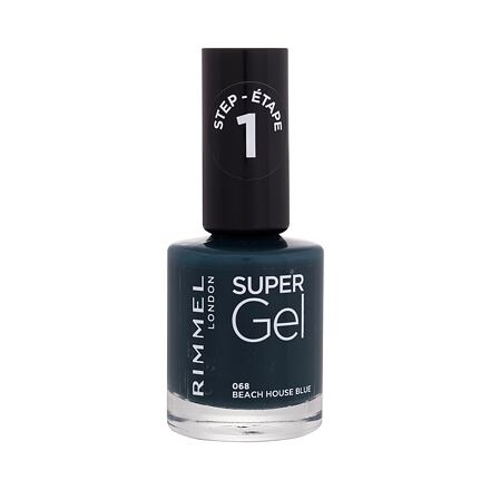Rimmel London Super Gel STEP1 gelový lak na nehty 12 ml odstín modrá