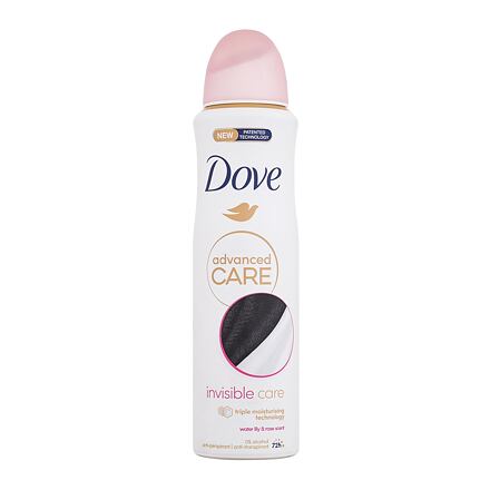Dove Advanced Care Invisible Care 72h dámský antiperspirant zabraňující vzniku skvrn na oblečení 150 ml pro ženy