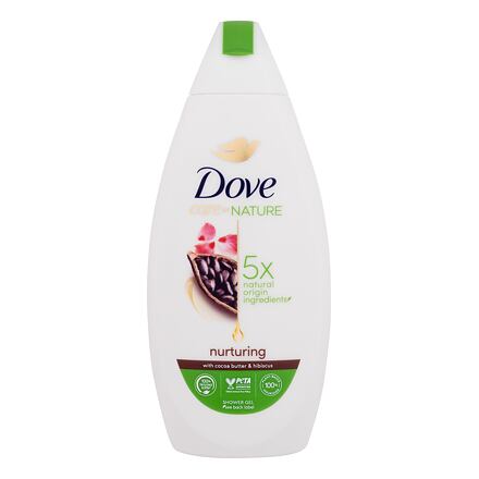 Dove Care By Nature Nurturing Shower Gel dámský hydratační, regenerační a zklidňující sprchový gel 400 ml pro ženy