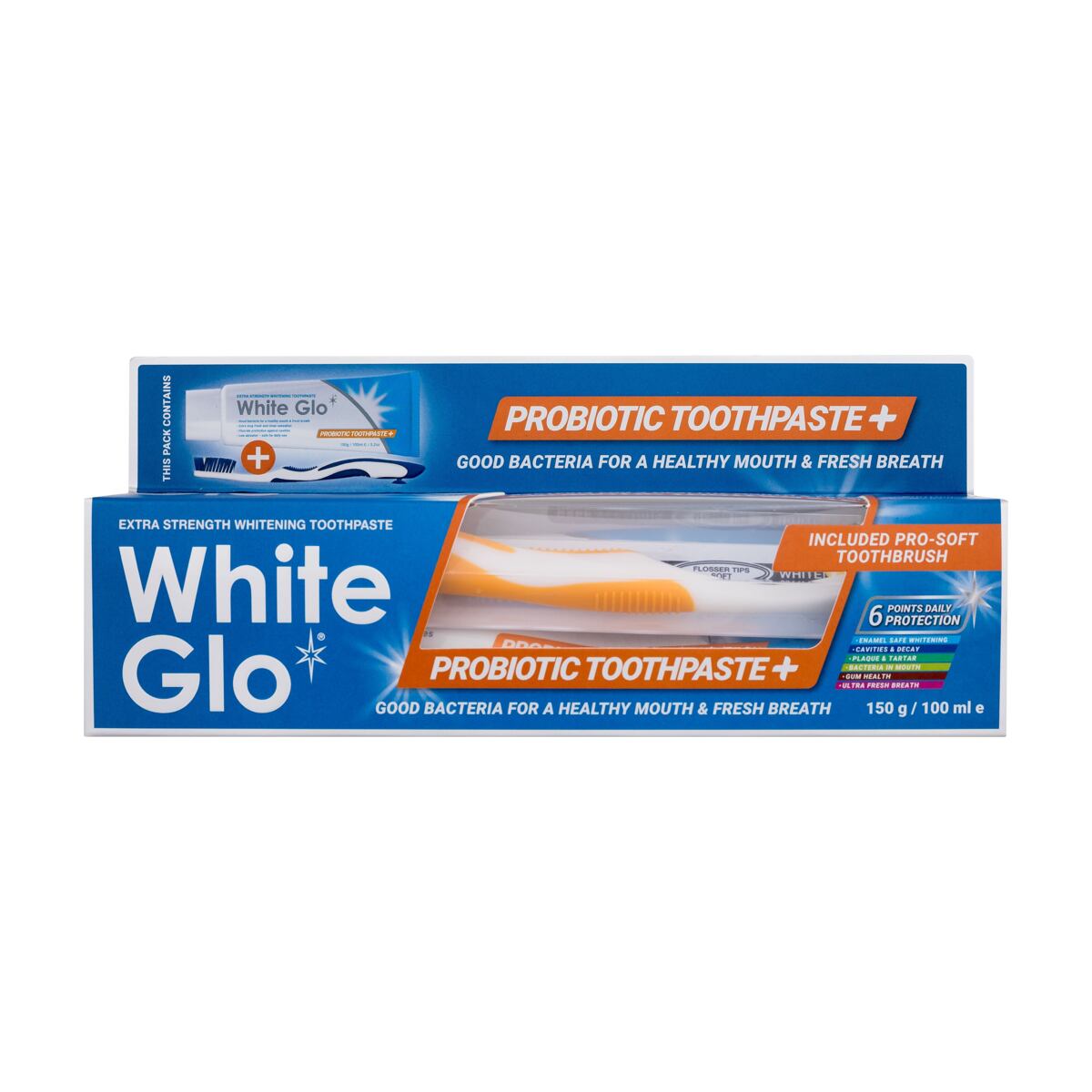 White Glo Probiotic zubní pasta 150 g