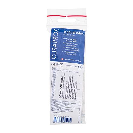 Curaprox PCA 222 Plaquefinder žvýkací tablety pro zvýraznění zubního plaku 100 ks