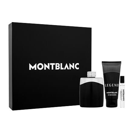 Montblanc Legend pánská dárková sada toaletní voda 100 ml + sprchový gel 100 ml + toaletní voda 7,5 ml pro muže