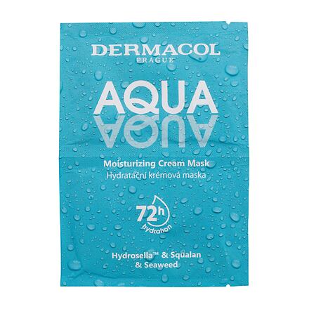 Dermacol Aqua Moisturising Cream Mask dámská hydratační krémová pleťová maska 2x8 ml pro ženy