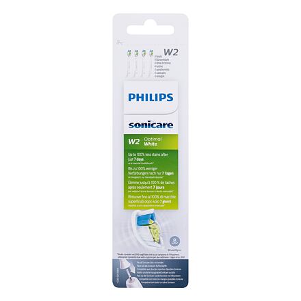 Philips Sonicare Optimal White W2 HX6064/10 White náhradní hlavice na sonický elektrický zubní kartáček 4 ks