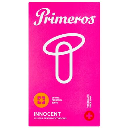 Primeros Innocent ultra tenké kondomy s vůní růží 12 ks pro muže
