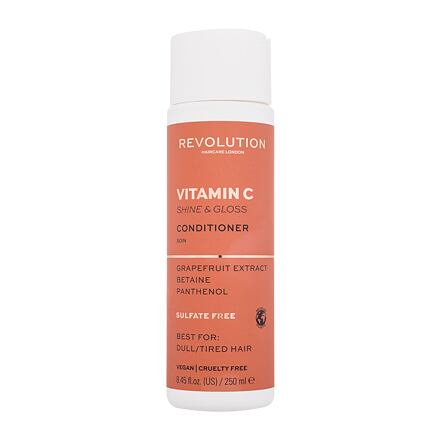 Revolution Haircare London Vitamin C Shine & Gloss Conditioner dámský kondicionér pro lesk vlasů 250 ml pro ženy