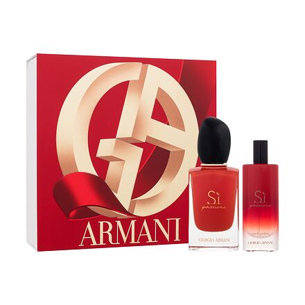 Giorgio Armani Sì Passione dámská dárková sada parfémovaná voda 50 ml + parfémovaná voda 15 ml pro ženy