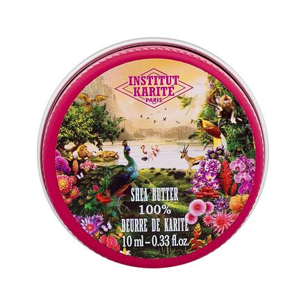 Institut Karité Pure Shea Butter Jungle Paradise Collector Edition dámské vyživující tělové máslo 10 ml pro ženy