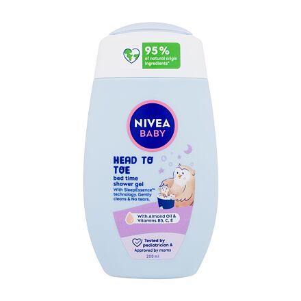 Nivea Baby Head To Toe Bed Time Shower Gel dětský sprchový gel na dobrou noc 200 ml pro děti