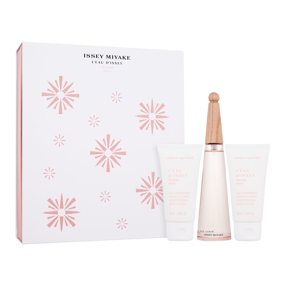 Issey Miyake L´Eau D´Issey Pivoine dámská dárková sada toaletní voda 50 ml + tělové mléko 2 x 50 ml pro ženy