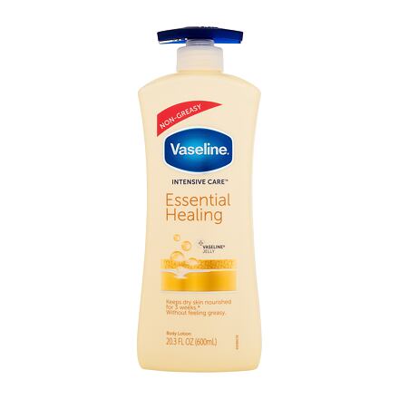 Vaseline Intensive Care Essential Healing unisex hydratační tělové mléko pro suchou pokožku 600 ml unisex