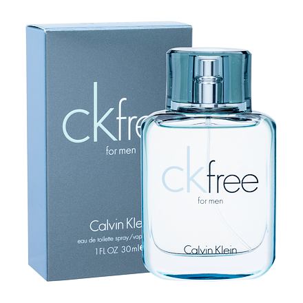 Calvin Klein CK Free For Men pánská toaletní voda 30 ml pro muže