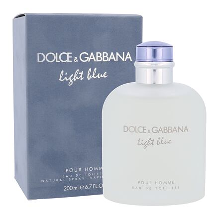 Dolce&Gabbana Light Blue Pour Homme pánská toaletní voda 200 ml pro muže