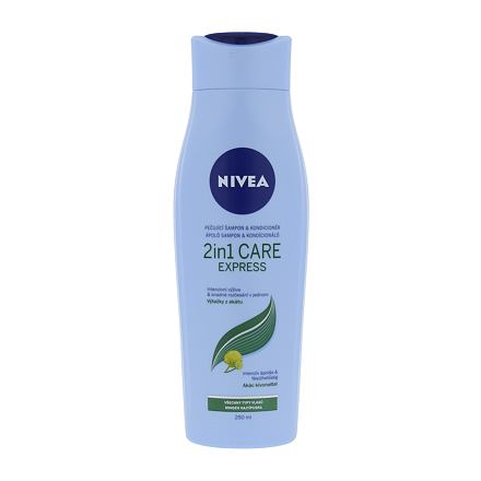 Nivea 2in1 Express dámský šampon a kondicionér pro všechny typy vlasů 250 ml pro ženy