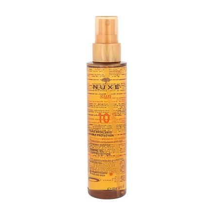 NUXE Sun Tanning Oil SPF10 unisex opalovací přípravek na tělo a obličej 150 ml