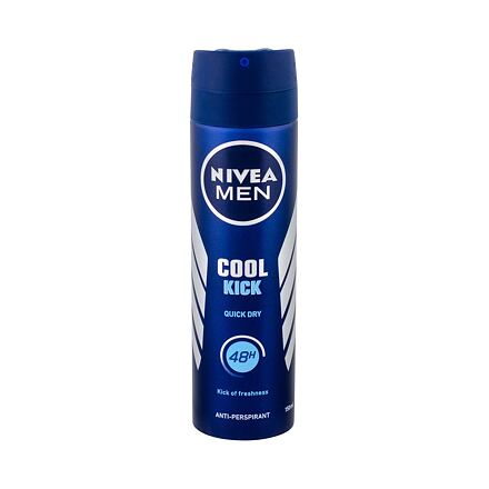 Nivea Men Cool Kick 48h pánský antiperspirant ve spreji s chladivým účinkem 150 ml pro muže