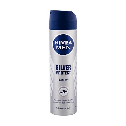 Nivea Men Silver Protect 48h pánský antiperspirant se stříbrem 150 ml pro muže