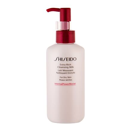 Shiseido Essentials Extra Rich dámské čisticí pleťové mléko pro suchou pleť 125 ml pro ženy