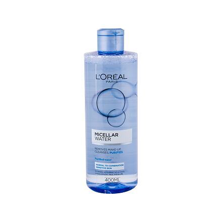 L'Oréal Paris Micellar Water dámská micelární voda pro citlivou, normální a smíšenou pleť 400 ml pro ženy