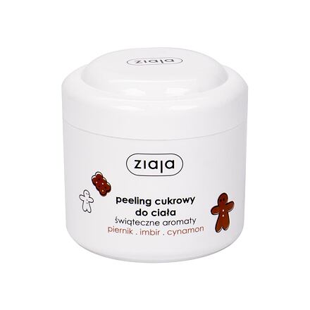 Ziaja Gingerbread Winter Sugar Body Scrub dámský cukrový tělový peeling 200 ml pro ženy