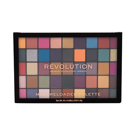Makeup Revolution London Maxi Re-loaded maxi paletka pudrových očních stínů 60.75 g odstín paletka barev