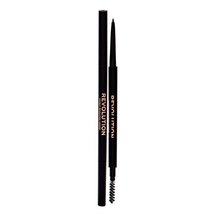 Makeup Revolution London Precise Brow Pencil dámská tužka na obočí s kartáčkem 0.05 g odstín hnědá