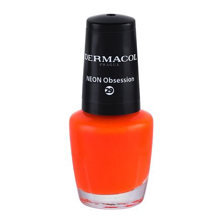 Dermacol Neon neonový lak na nehty 5 ml odstín oranžová