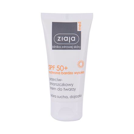 Ziaja Med Protective Anti-Wrinkle SPF50+ dámský opalovací krém proti vráskám 50 ml pro ženy