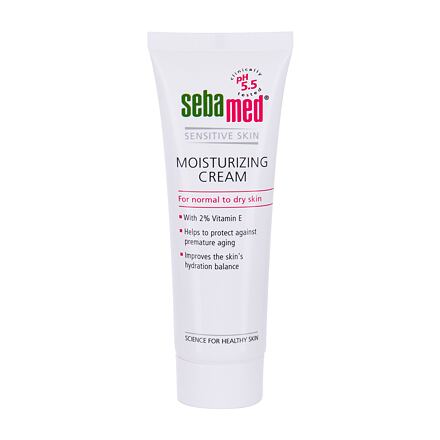 SebaMed Sensitive Skin Moisturizing dámský hydratační krém s vitamínem e pro citlivou pleť 50 ml pro ženy